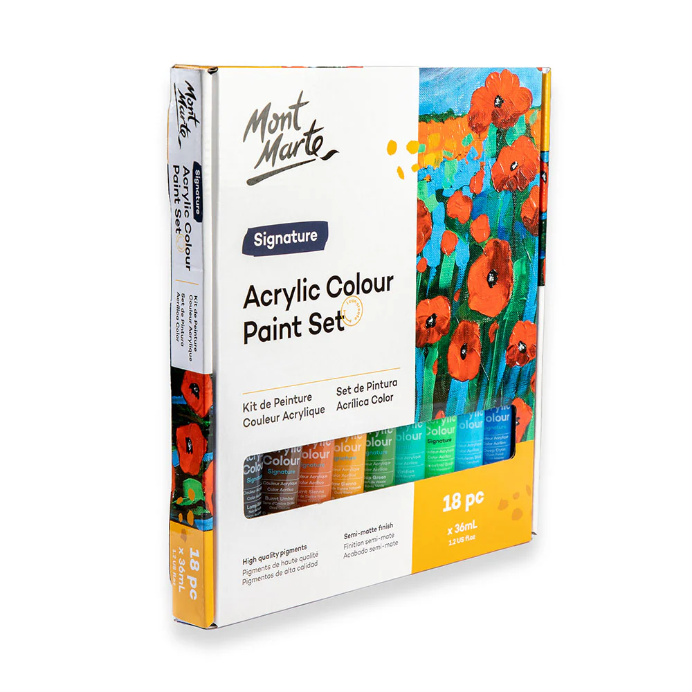 Acrylic Colour Paint Set Signature 18pc x 36ml (1.2 US fl.oz) - Image 3