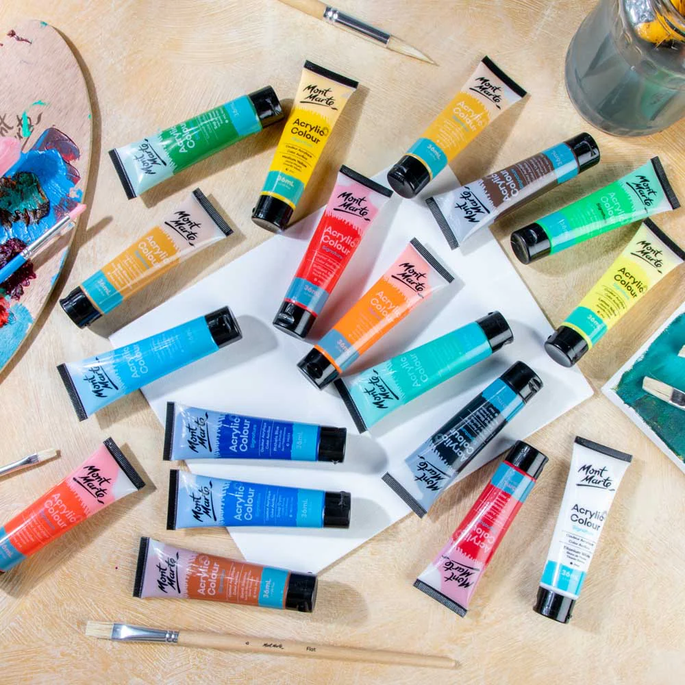 Acrylic Colour Paint Set Signature 18pc x 36ml (1.2 US fl.oz) - Image 9