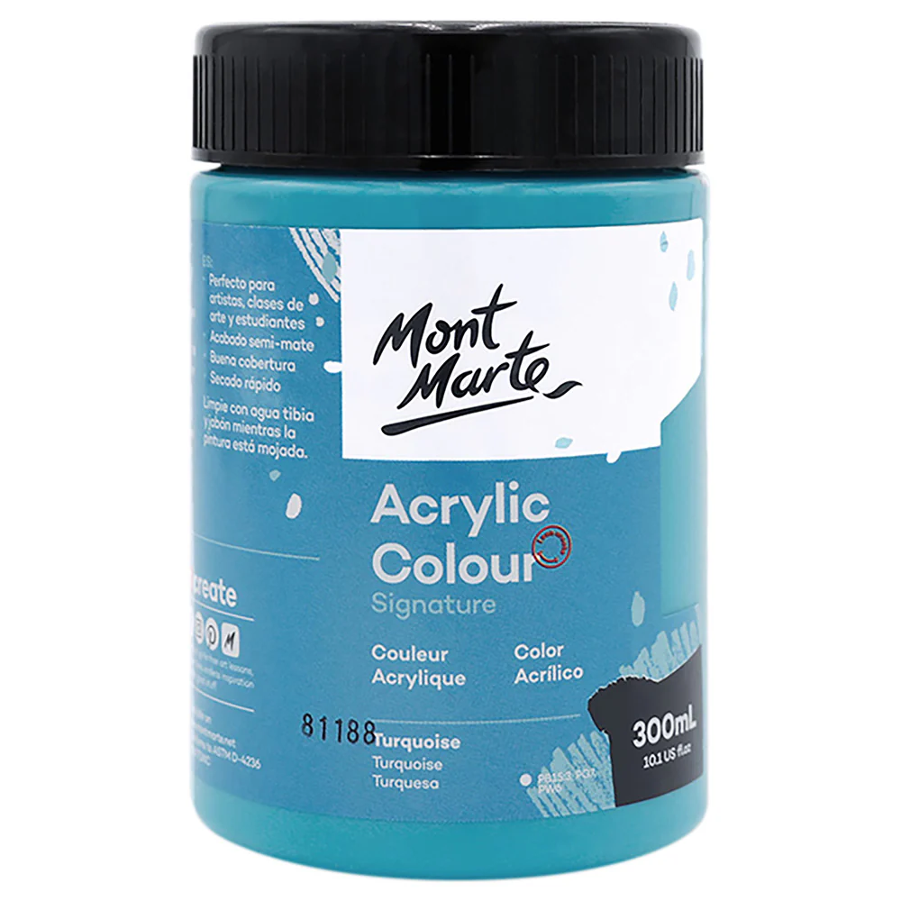 Acrylic Colour Paint Signature 300ml (10.1 US fl.oz) - Turquoise