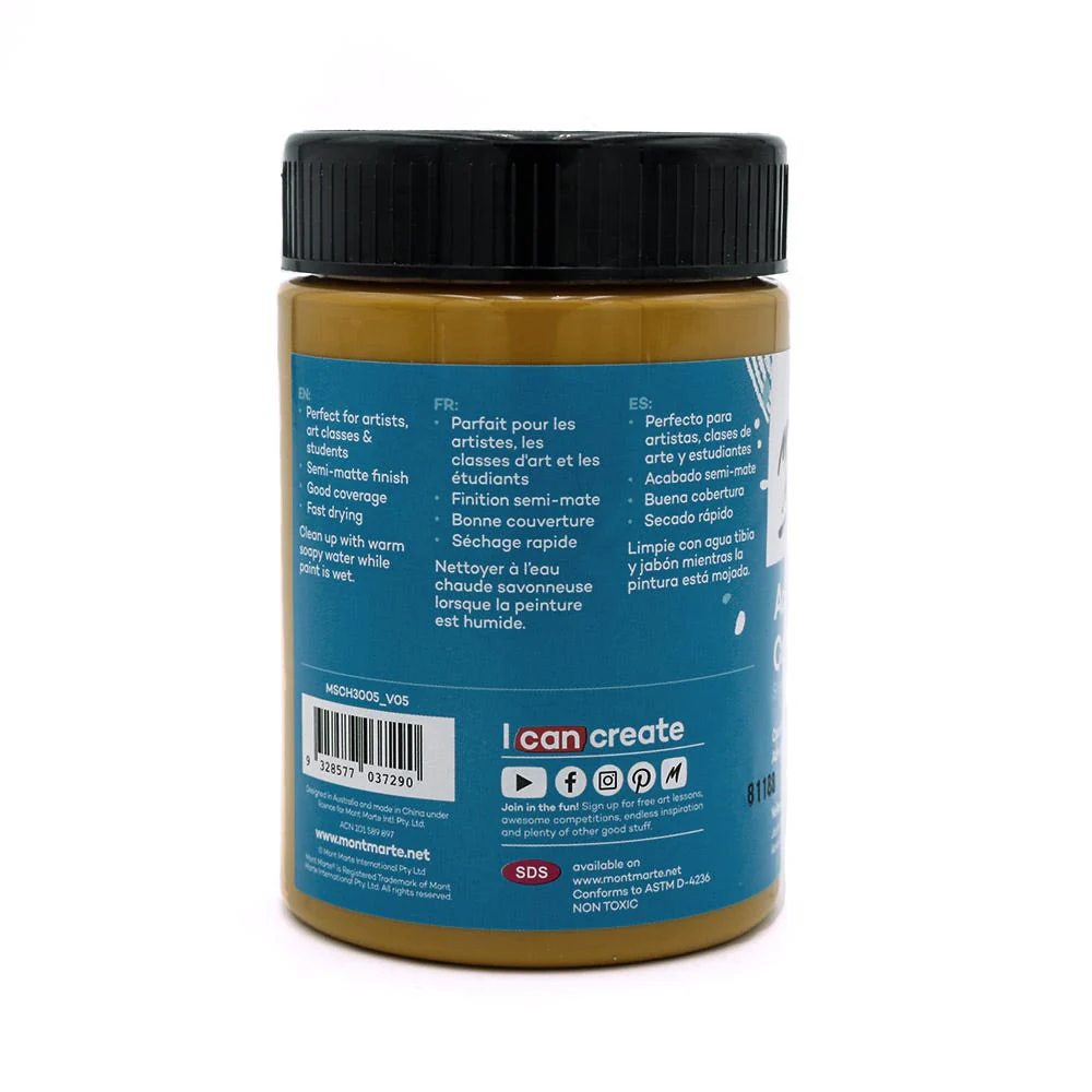 Acrylic Colour Paint Signature 300ml (10.1 US fl.oz) - Yellow Ochre - Image 2