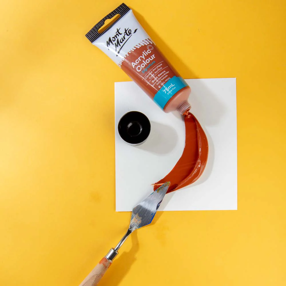 Acrylic Colour Paint Signature 75ml (2.5 US fl.oz) Tube - Burnt Sienna - Image 2