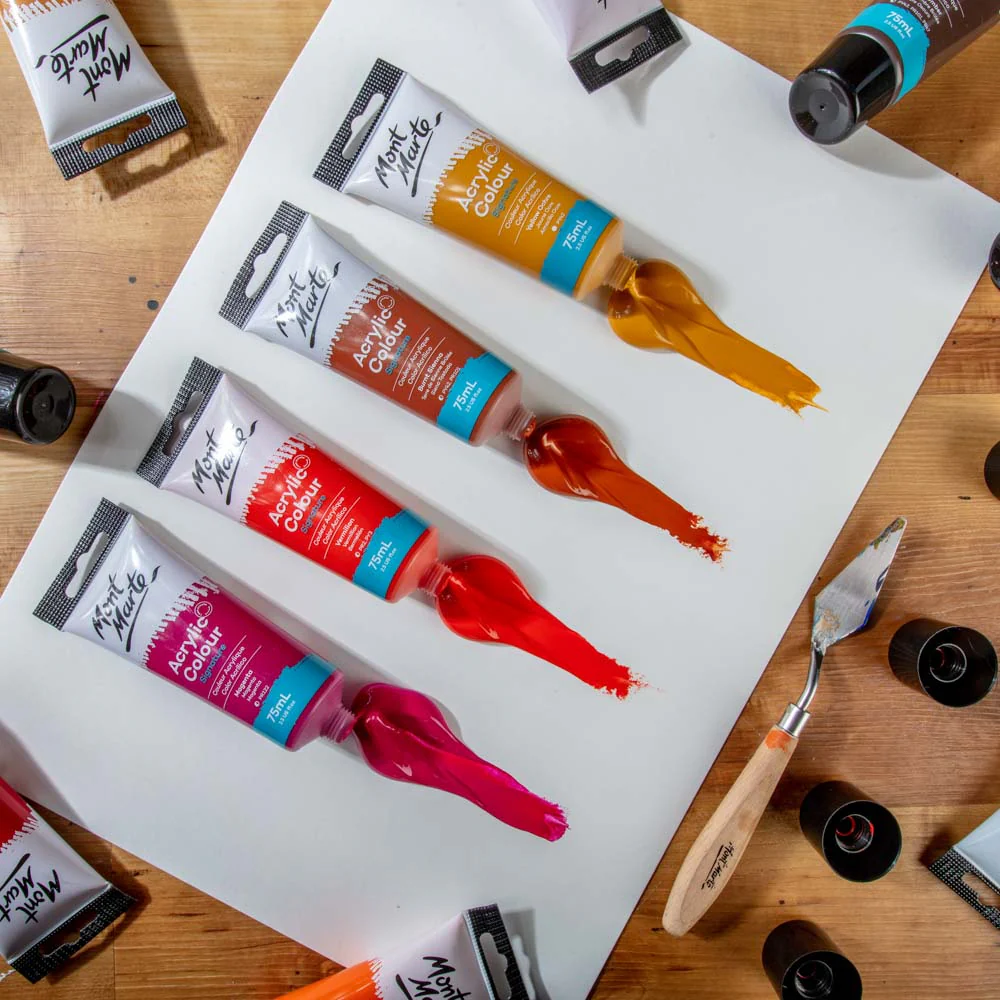 Acrylic Colour Paint Signature 75ml (2.5 US fl.oz) Tube - Burnt Sienna - Image 5