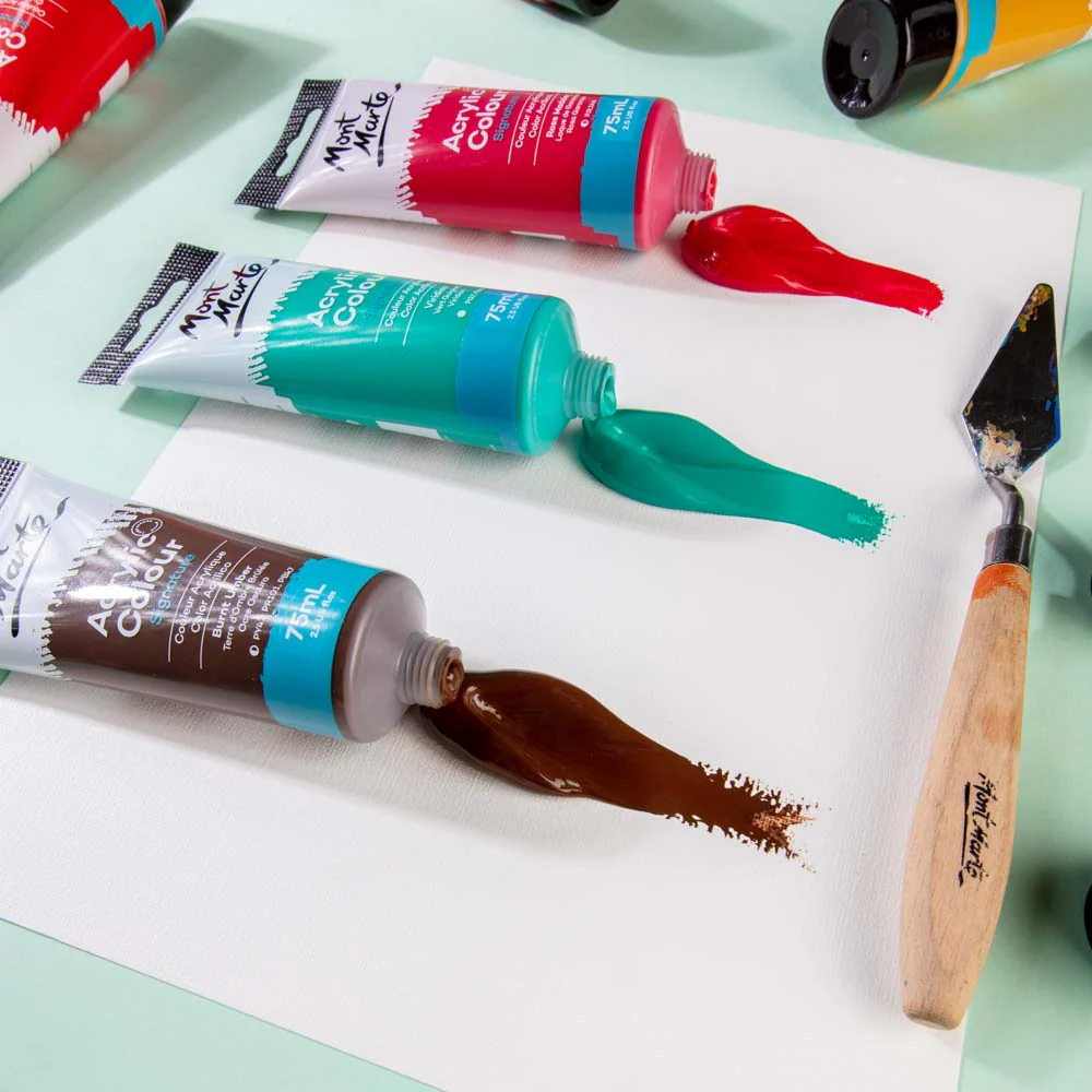 Acrylic Colour Paint Signature 75ml (2.5 US fl.oz) Tube - Burnt Umber - Image 5