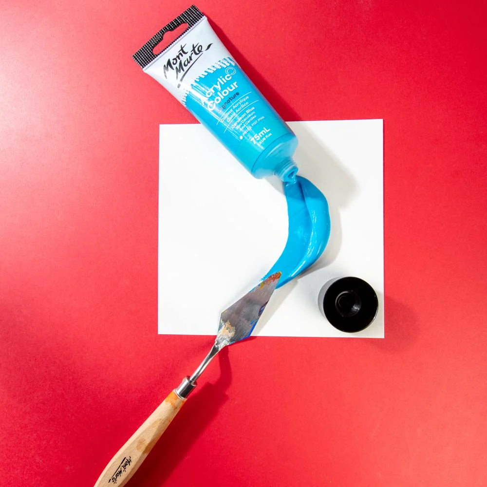 Acrylic Colour Paint Signature 75ml (2.5 US fl.oz) Tube - Cerulean Blue - Image 2