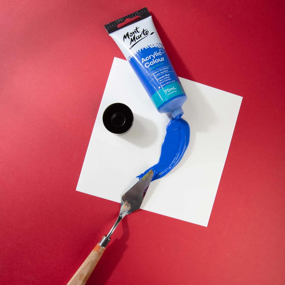 Acrylic Colour Paint Signature 75ml (2.5 US fl.oz) Tube - Cobalt Blue - Image 2