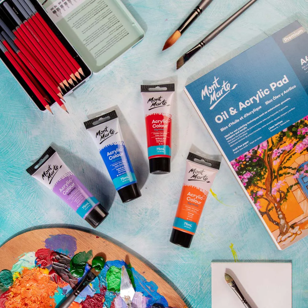 Acrylic Colour Paint Signature 75ml (2.5 US fl.oz) Tube - Cobalt Blue - Image 7