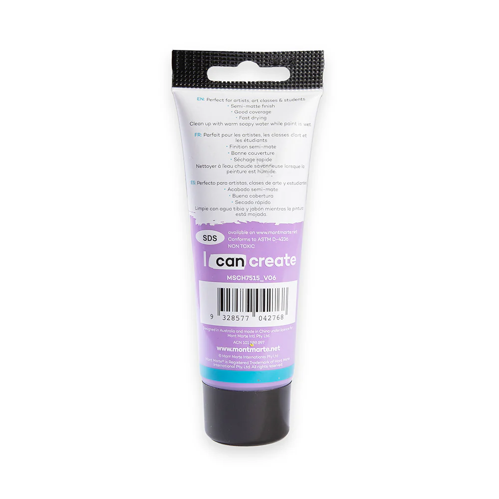 Acrylic Colour Paint Signature 75ml (2.5 US fl.oz) Tube - Light Purple - Image 4