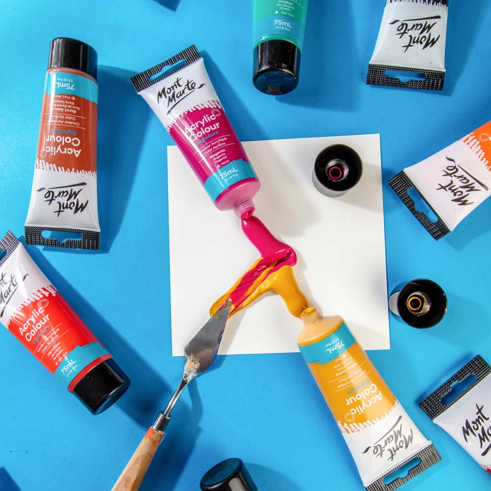 Acrylic Colour Paint Signature 75ml (2.5 US fl.oz) Tube - Magenta - Image 6