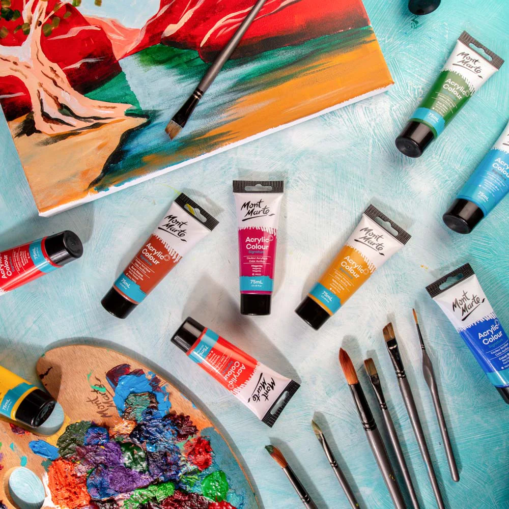 Acrylic Colour Paint Signature 75ml (2.5 US fl.oz) Tube - Magenta - Image 9