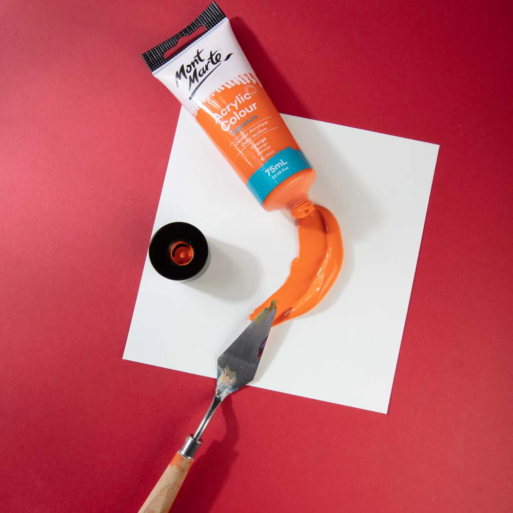 Acrylic Colour Paint Signature 75ml (2.5 US fl.oz) Tube - Orange - Image 2