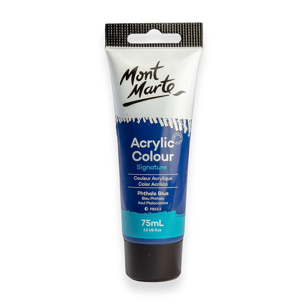 Acrylic Colour Paint Signature 75ml (2.5 US fl.oz) Tube - Phthalo Blue