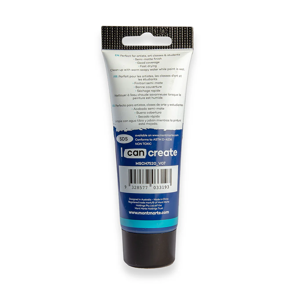 Acrylic Colour Paint Signature 75ml (2.5 US fl.oz) Tube - Phthalo Blue - Image 4