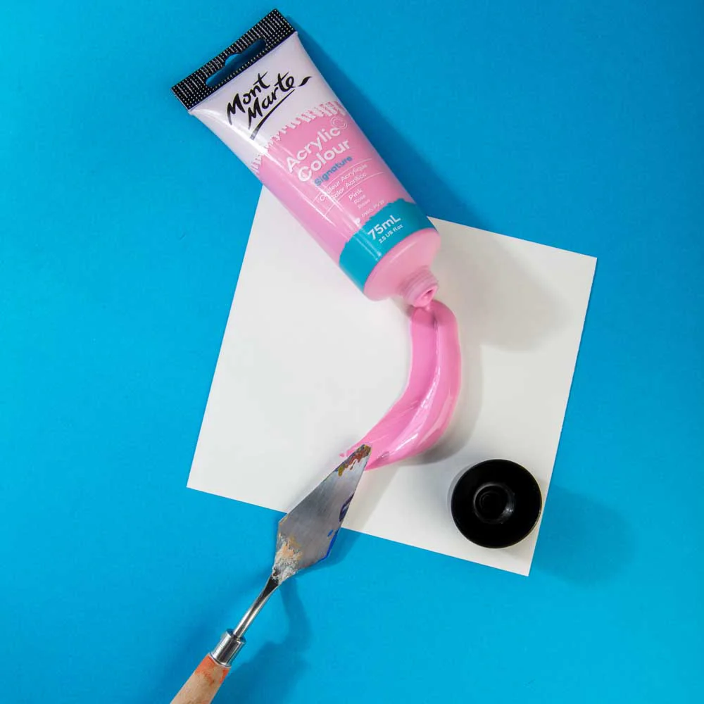 Acrylic Colour Paint Signature 75ml (2.5 US fl.oz) Tube - Pink - Image 2