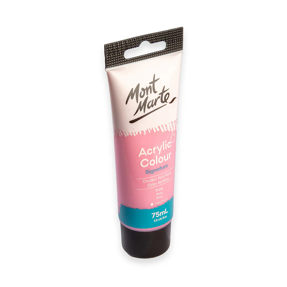 Acrylic Colour Paint Signature 75ml (2.5 US fl.oz) Tube - Pink - Image 3