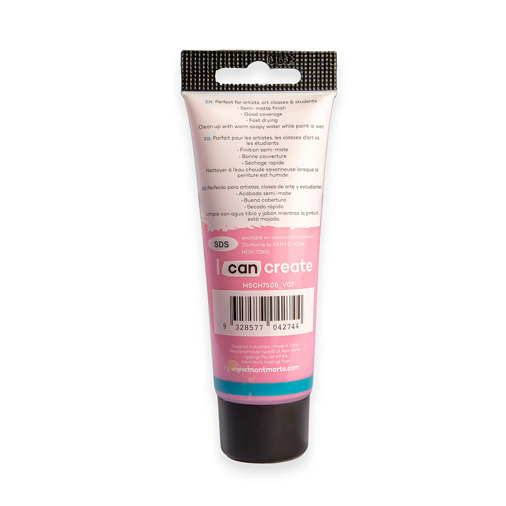 Acrylic Colour Paint Signature 75ml (2.5 US fl.oz) Tube - Pink - Image 4