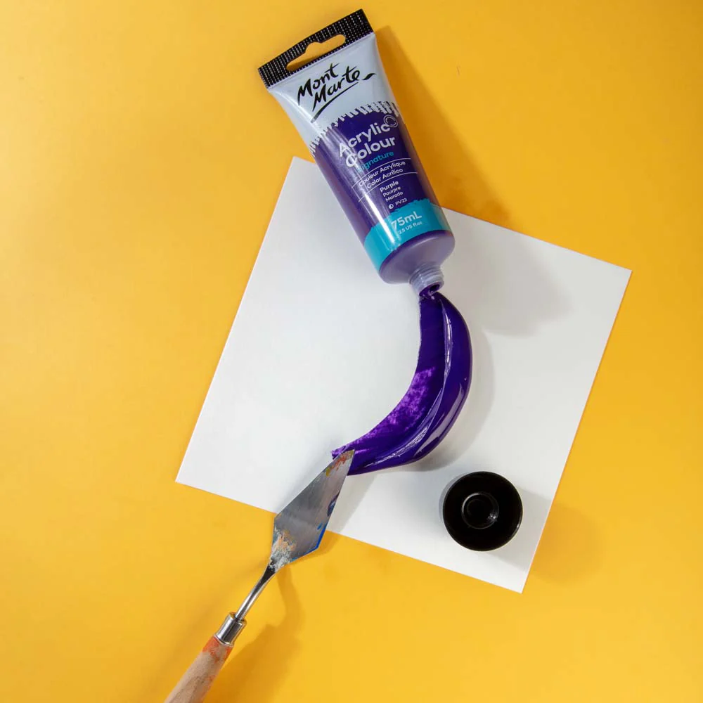 Acrylic Colour Paint Signature 75ml (2.5 US fl.oz) Tube - Purple - Image 2