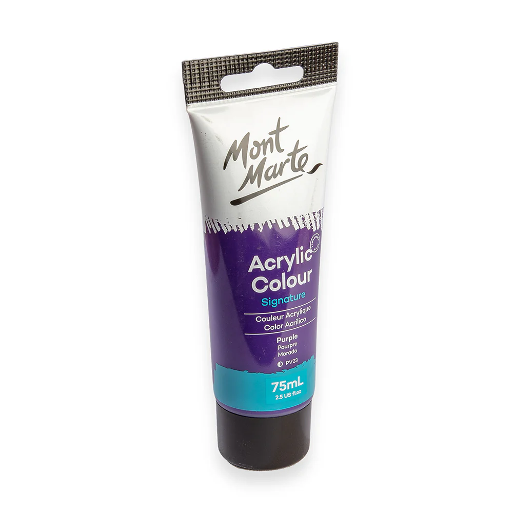 Acrylic Colour Paint Signature 75ml (2.5 US fl.oz) Tube - Purple - Image 3