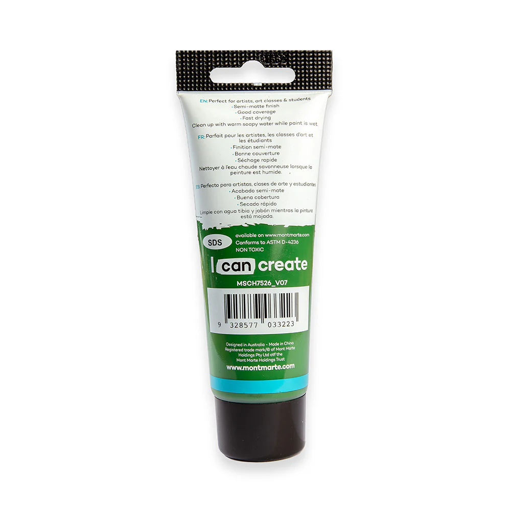 Acrylic Colour Paint Signature 75ml (2.5 US fl.oz) Tube - Sap Green - Image 4