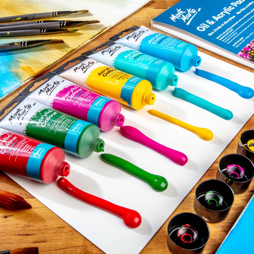 Acrylic Colour Paint Signature 75ml (2.5 US fl.oz) Tube - Sap Green - Image 5
