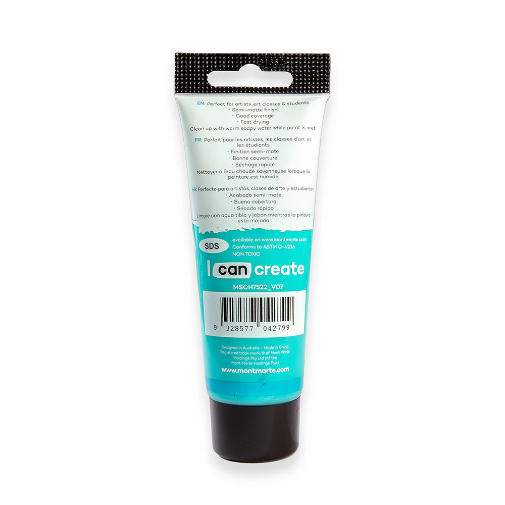 Acrylic Colour Paint Signature 75ml (2.5 US fl.oz) Tube - Turquoise - Image 4