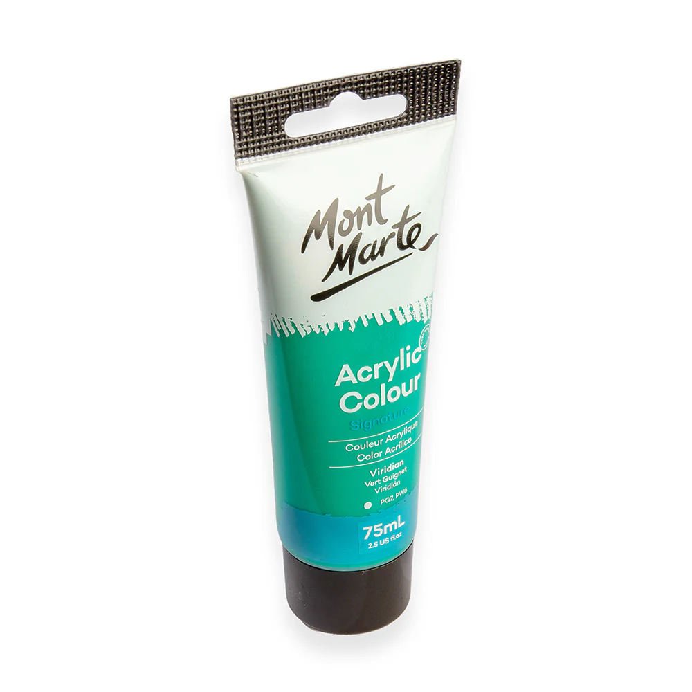 Acrylic Colour Paint Signature 75ml (2.5 US fl.oz) Tube - Viridian - Image 3