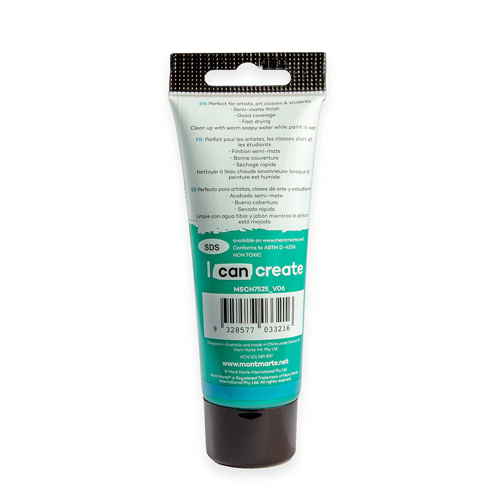 Acrylic Colour Paint Signature 75ml (2.5 US fl.oz) Tube - Viridian - Image 4