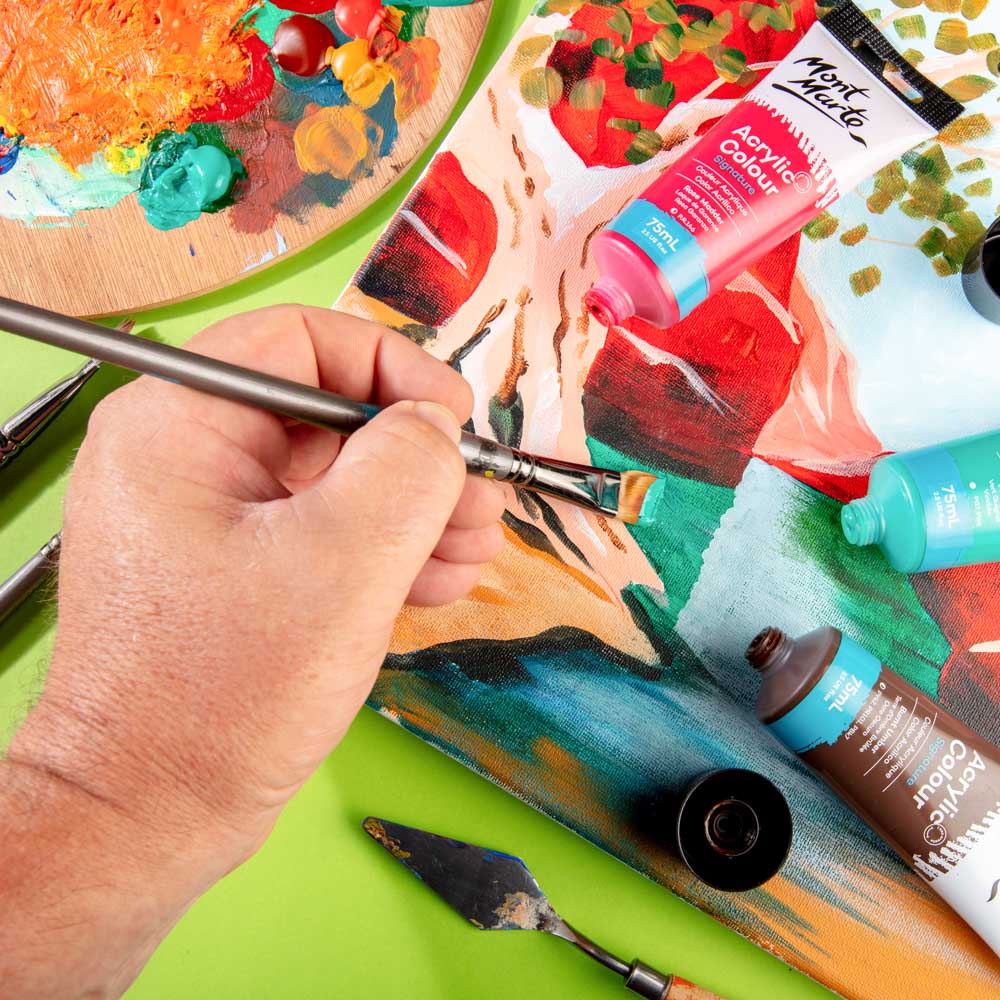 Acrylic Colour Paint Signature 75ml (2.5 US fl.oz) Tube - Viridian - Image 7