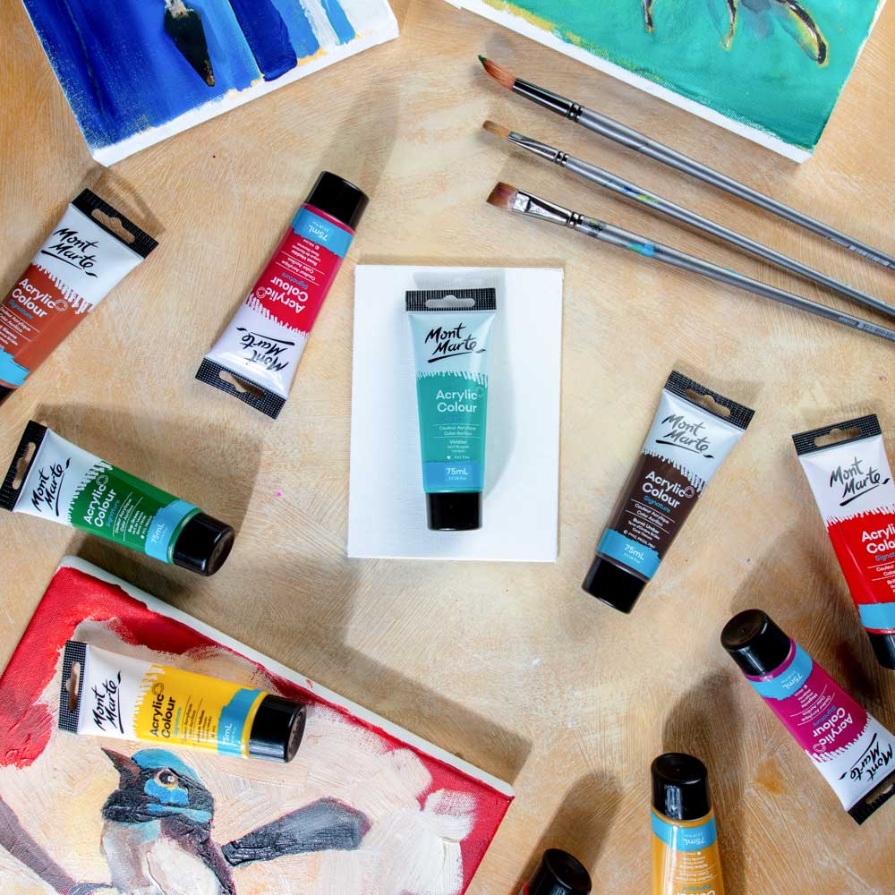 Acrylic Colour Paint Signature 75ml (2.5 US fl.oz) Tube - Viridian - Image 8