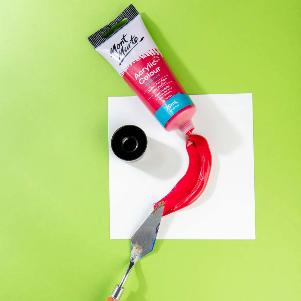 Acrylic Colour Paint Signature 75ml (2.5 US fl.oz) Tube - Rose Madder - Image 2