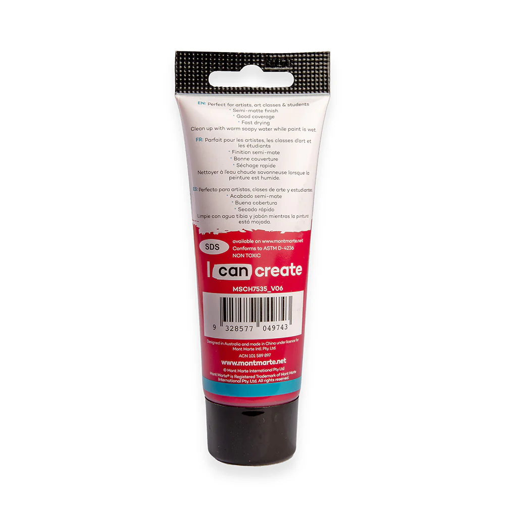 Acrylic Colour Paint Signature 75ml (2.5 US fl.oz) Tube - Rose Madder - Image 4