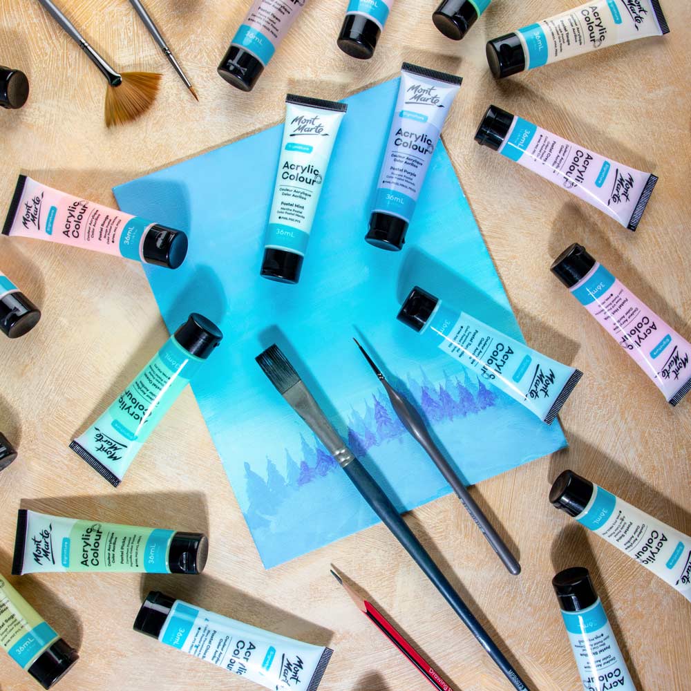 Acrylic Colour Pastel Paint Set Signature 36pc x 36ml (1.2 US fl.oz) - Image 10