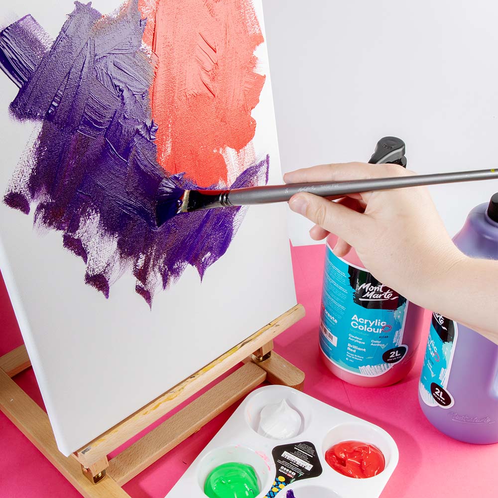 Acrylic Colour Paint Signature 2L (67.6 US fl.oz) Bottle – Brilliant Red - Image 6