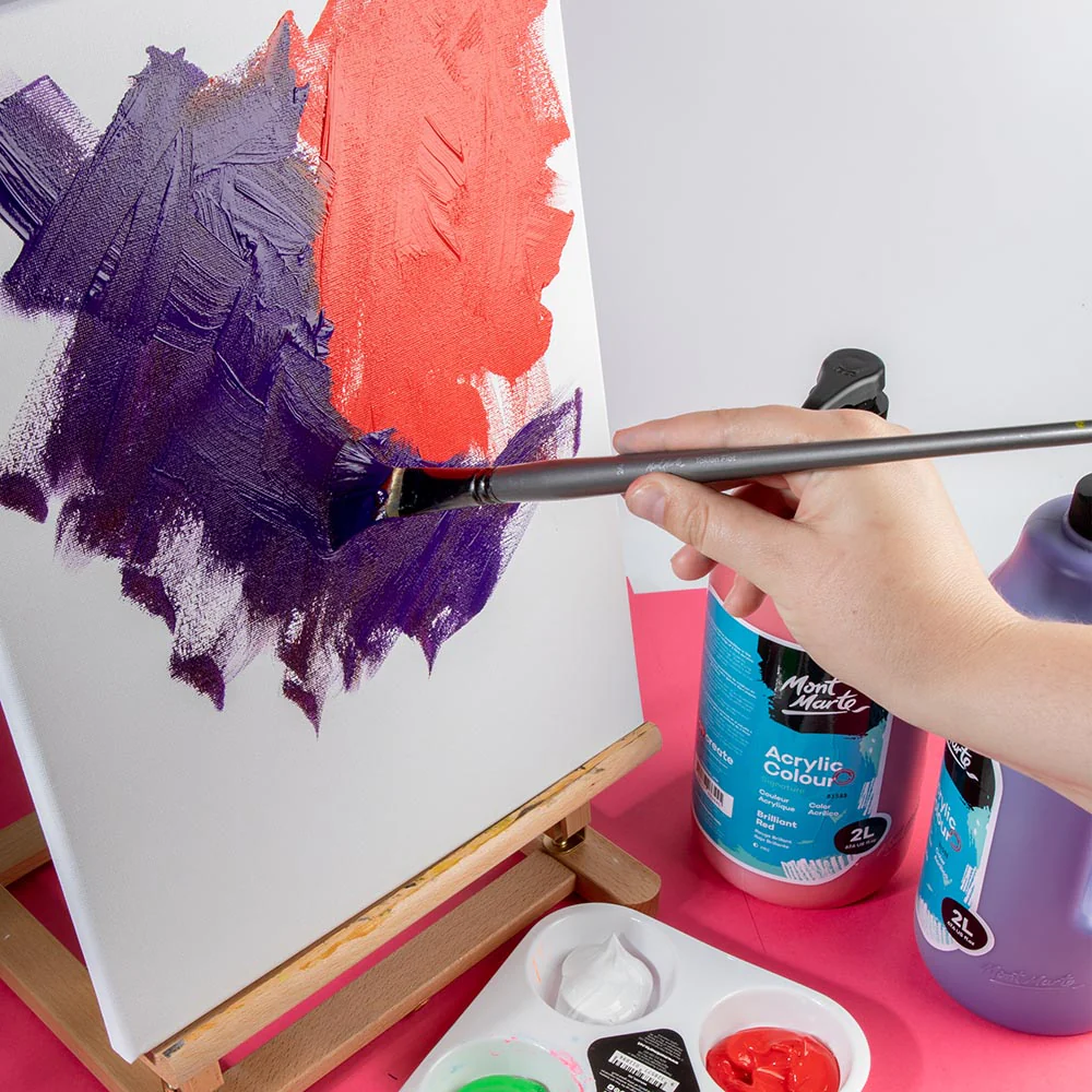 Acrylic Colour Paint Signature 2L (67.6 US fl.oz) Bottle – Burnt Umber - Image 8