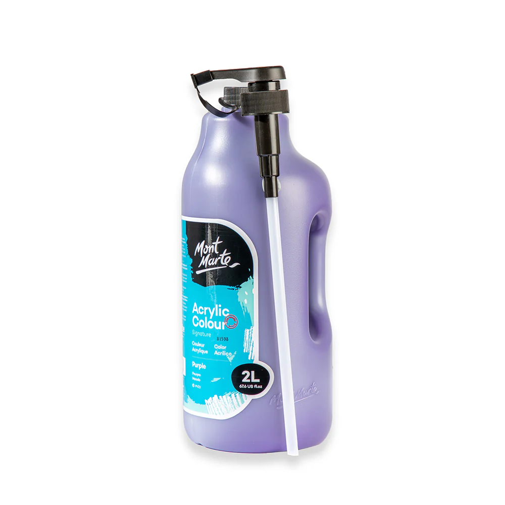 Acrylic Colour Paint Signature 2L (67.6 US fl.oz) Bottle – Purple