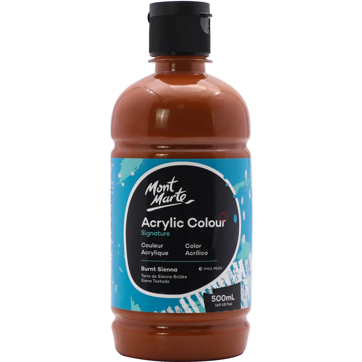 Acrylic Colour Signature 500ml (16.9 US fl.oz) - Burnt Sienna