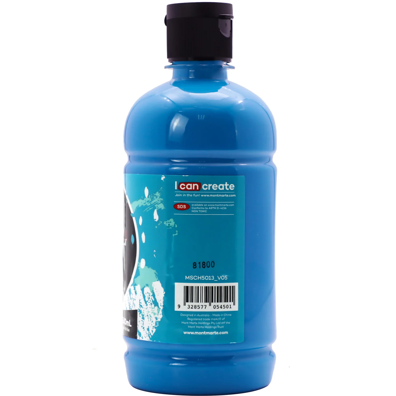 Acrylic Colour Signature 500ml (16.9 US fl.oz) - Cerulean Blue - Image 2