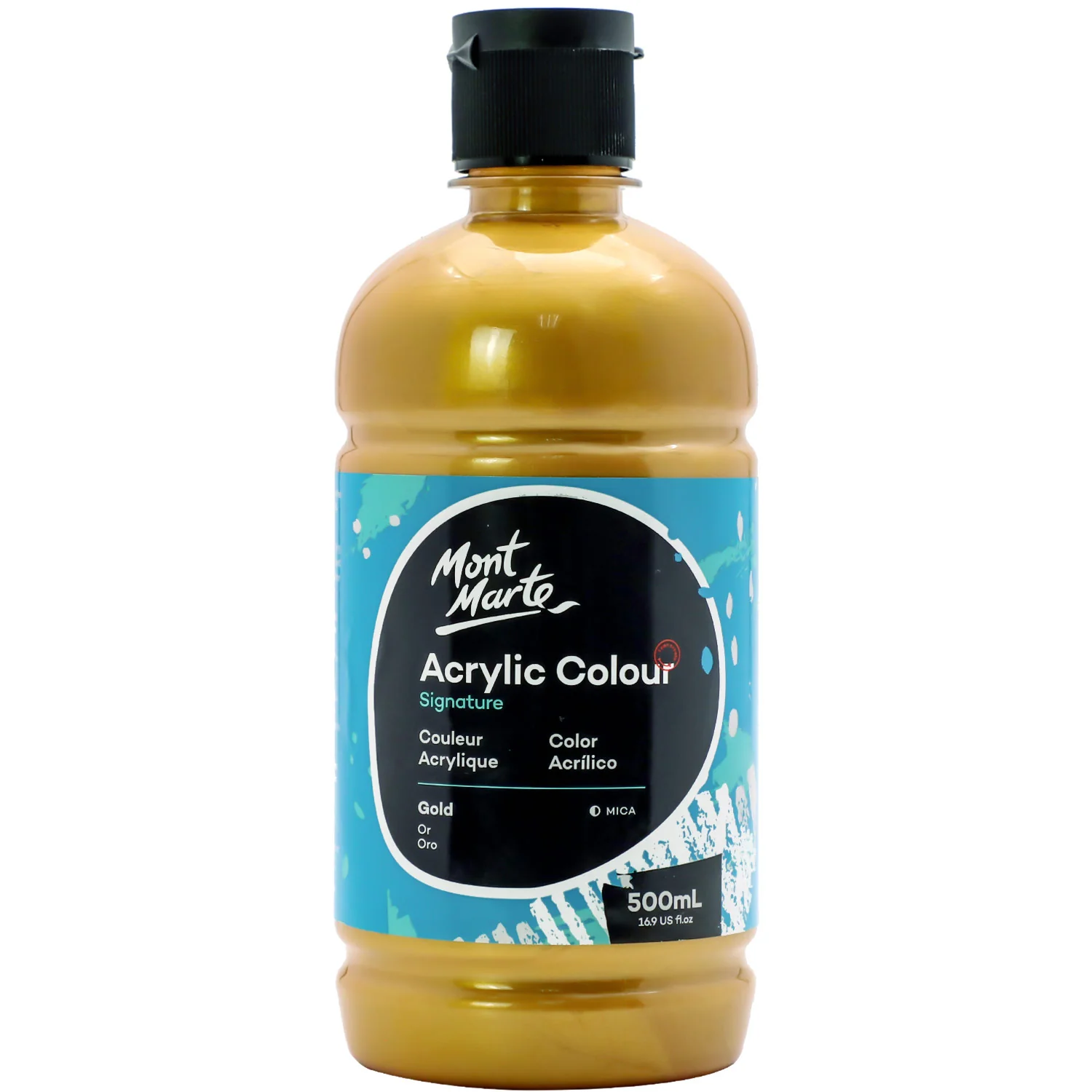 Acrylic Colour Signature 500ml (16.9 US fl.oz) - Gold