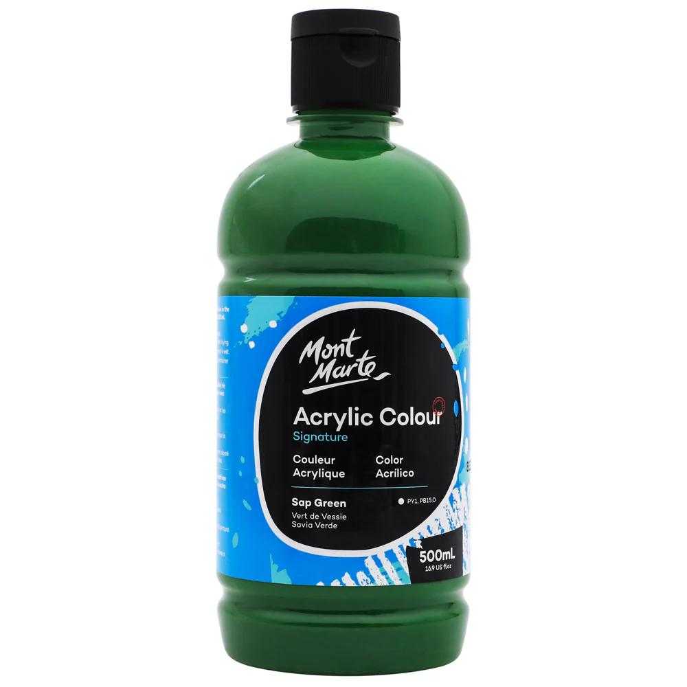 Acrylic Colour Signature 500ml (16.9 US fl.oz) - Sap Green