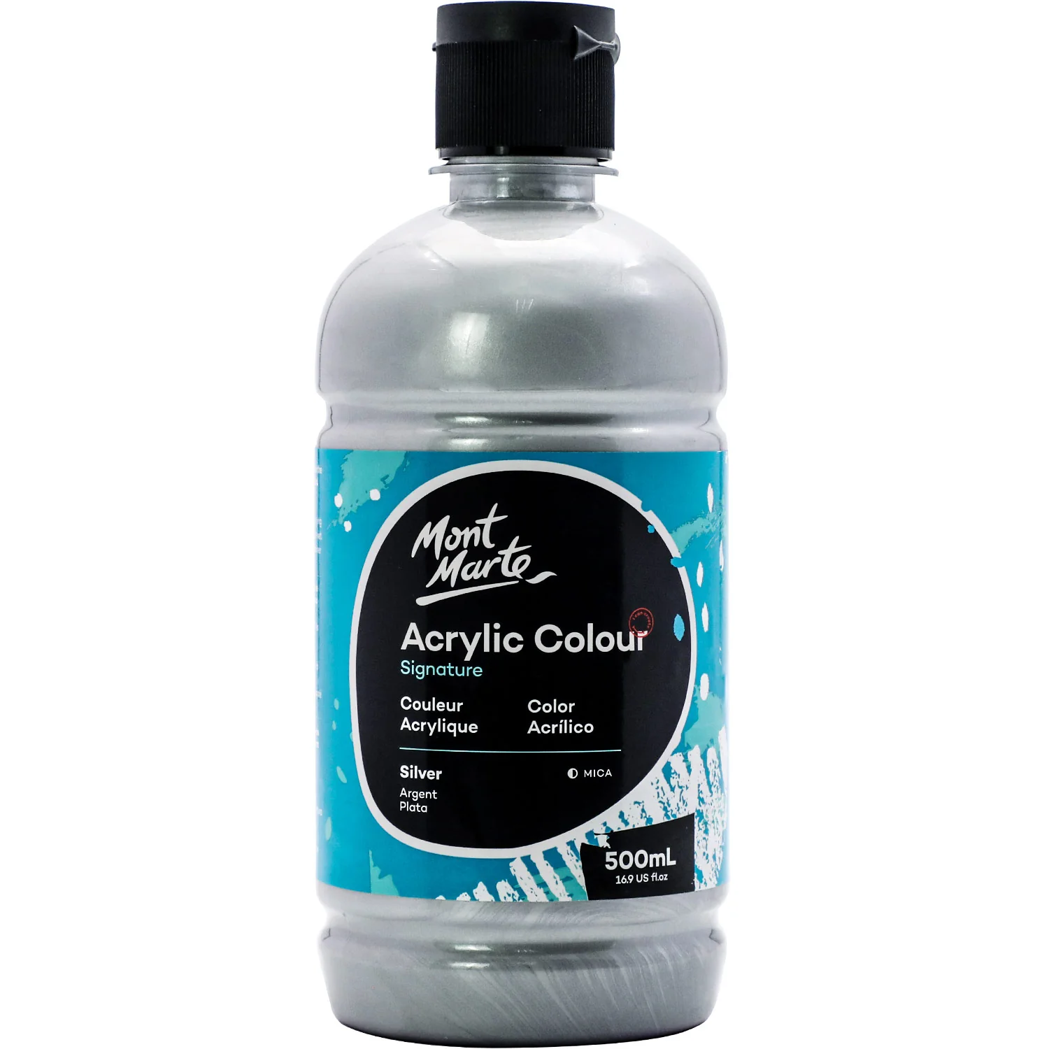 Acrylic Colour Signature 500ml (16.9 US fl.oz) - Silver