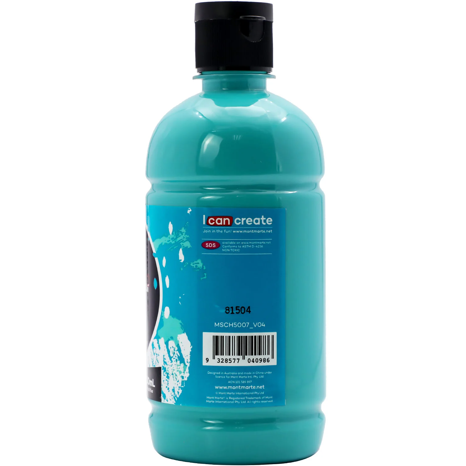 Acrylic Colour Signature 500ml (16.9 US fl.oz) - Turquoise - Image 2