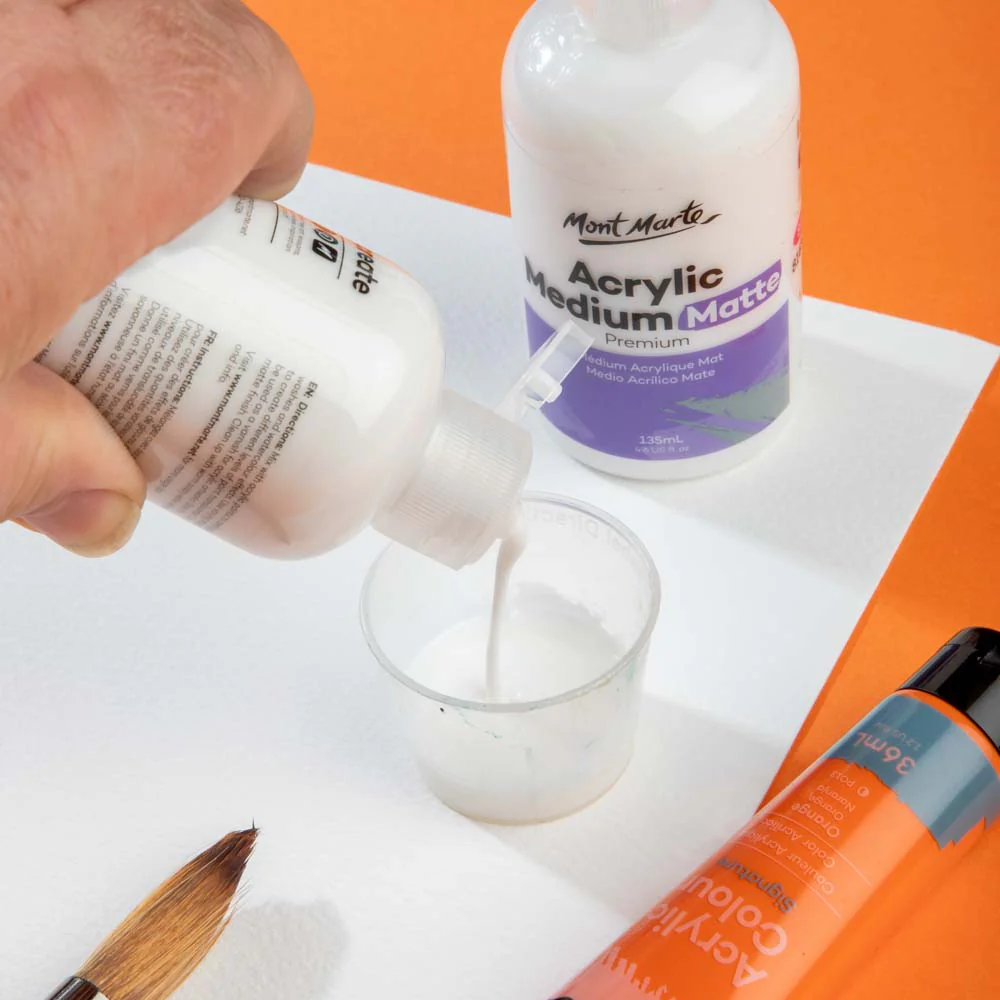Acrylic Medium Matte Premium 135ml (4.6 US fl.oz) - Image 5
