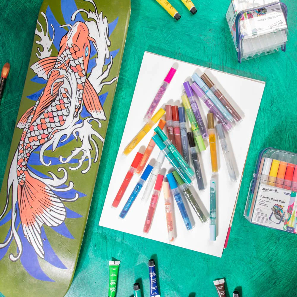 Acrylic Paint Pens in Case Broad Tip Signature 48pc - Image 7
