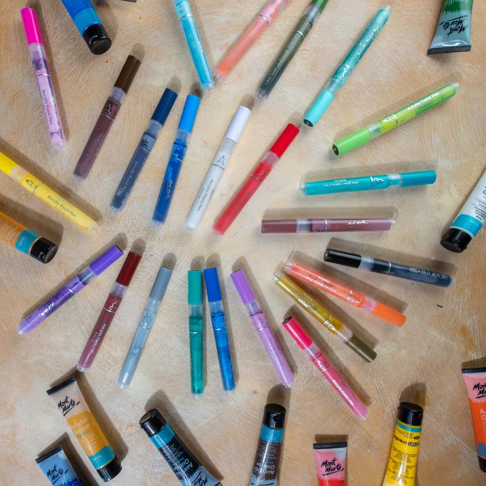 Acrylic Paint Pens in Case Broad Tip Signature 48pc - Image 8