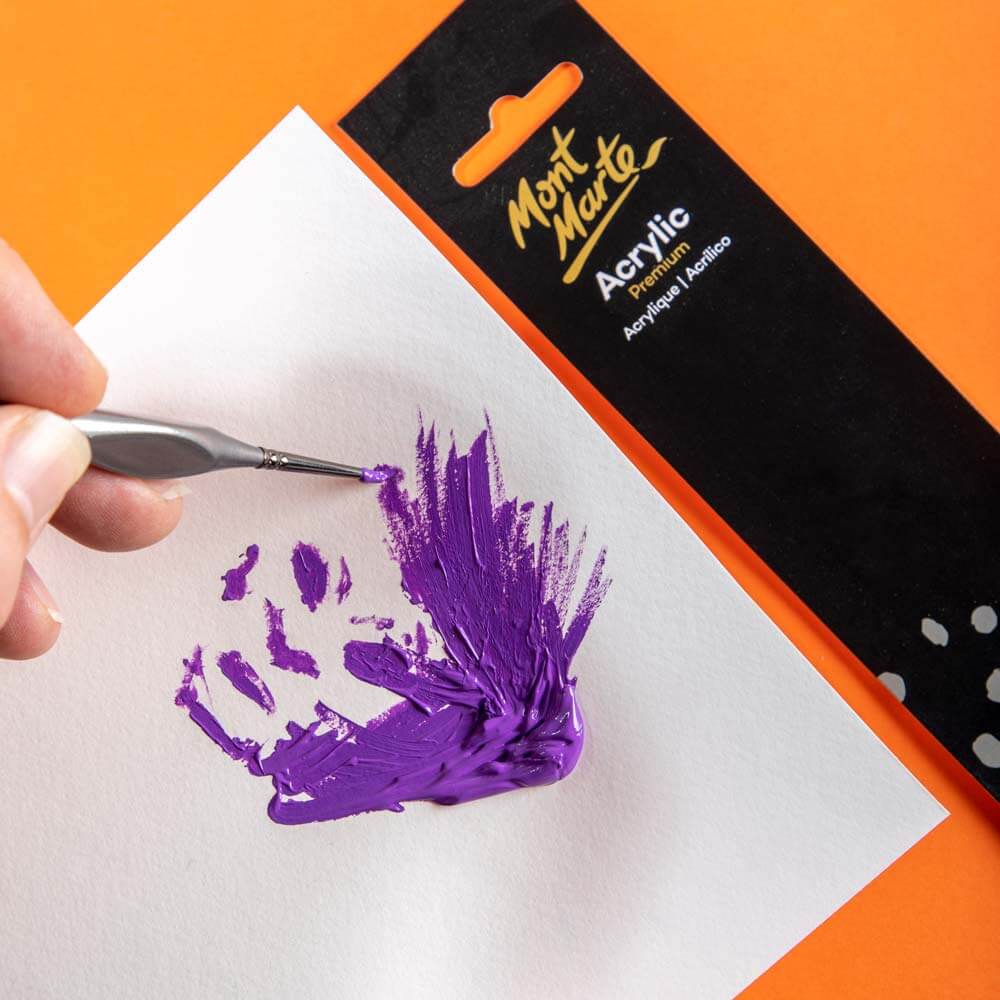 Artist Acrylic Brush Premium Taklon Detailer 2/0 - Image 4