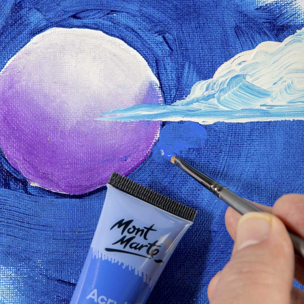 Artist Acrylic Brush Premium Taklon Filbert 2 - Image 7