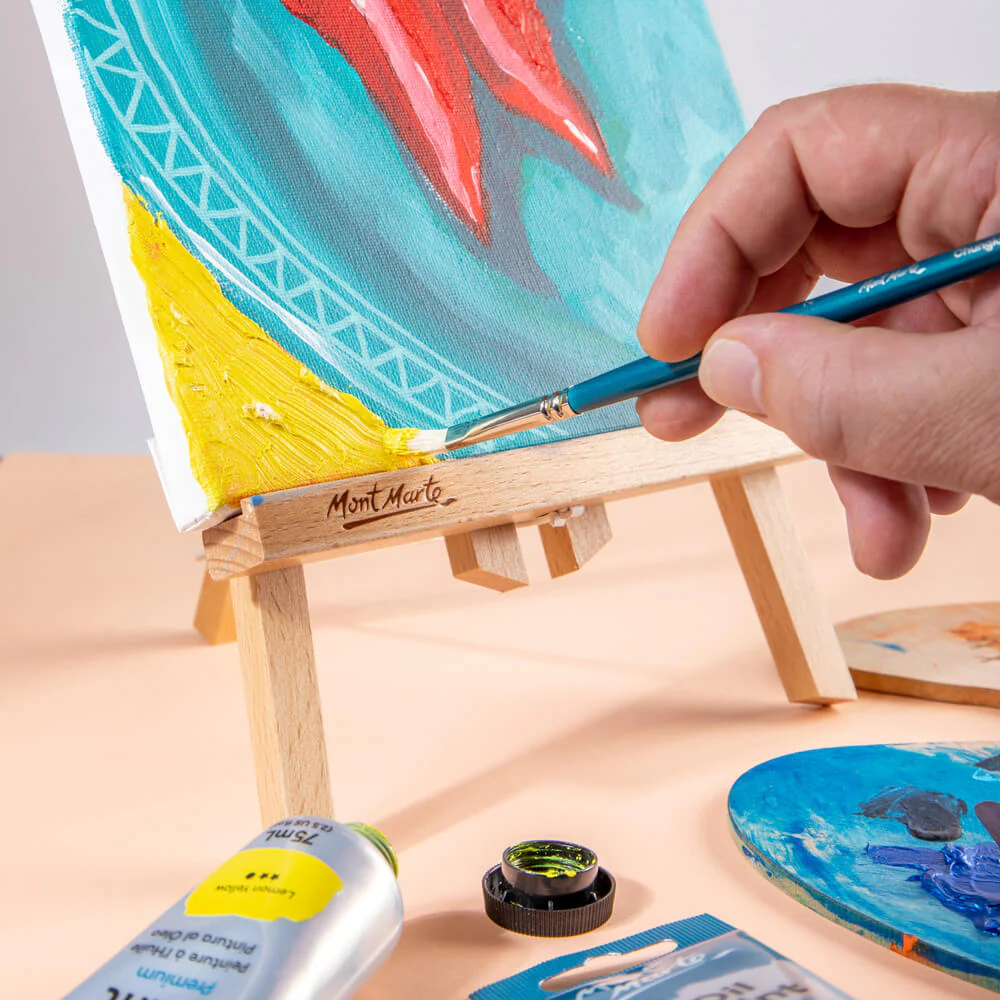 Artist Oil Brush Premium Chungking Filbert 2 - Image 6
