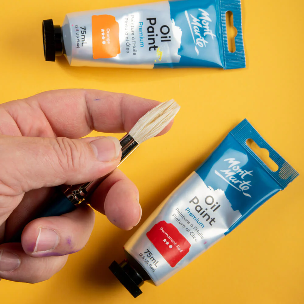 Artist Oil Brush Premium Chungking Round 16 - Image 6