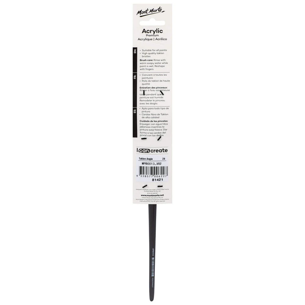 Artist Brush Premium Taklon Angle 24 - Image 2