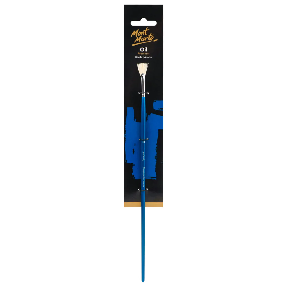 Artist Oil Brush Premium Chungking Fan Narrow 2/0