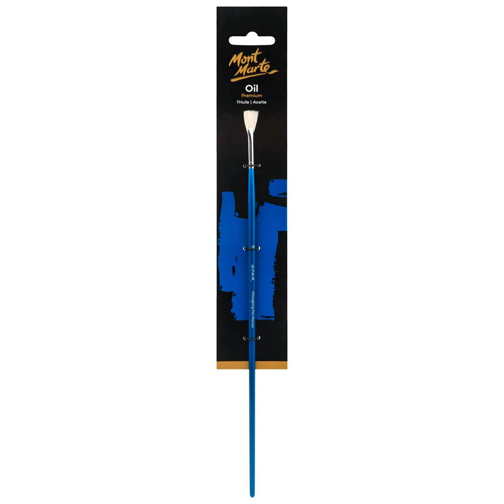 Artist Oil Brush Premium Chungking Fan Narrow 3/0